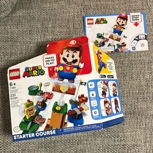 Lego super Mario starter course built once and taken apart